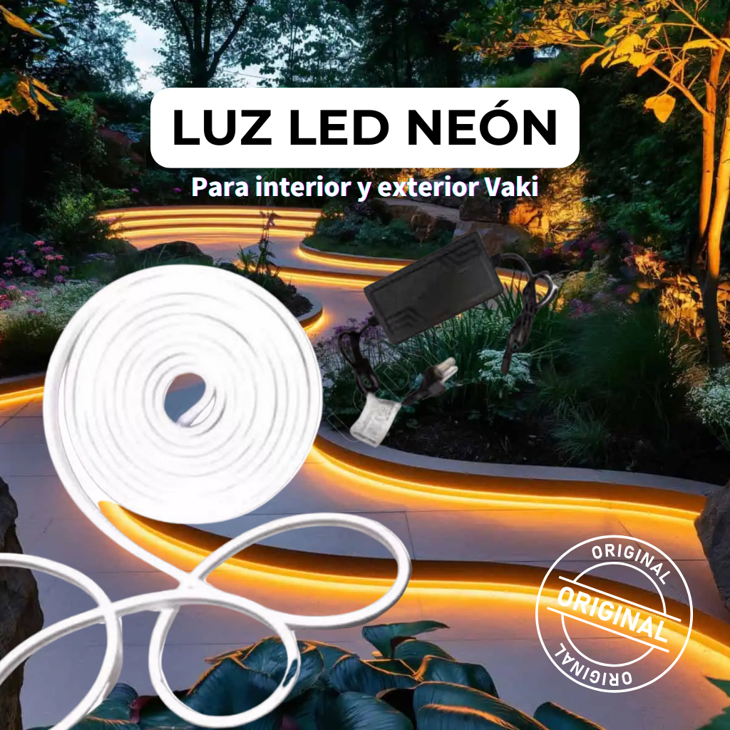 ¡LUZ LED FLEXIBLE NEON PARA INTERIOR Y EXTERIOR!